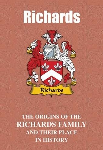Image 2 of Richards Coat Of Arms History Welsh Family Name Origins Mini Book 