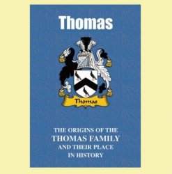 Thomas Coat Of Arms History Welsh Family Name Origins Mini Book 