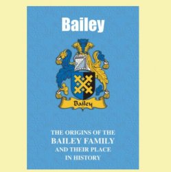Bailey Coat Of Arms History English Family Name Origins Mini Book 