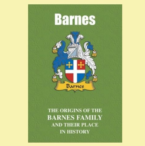 Image 0 of Barnes Coat Of Arms History English Family Name Origins Mini Book 