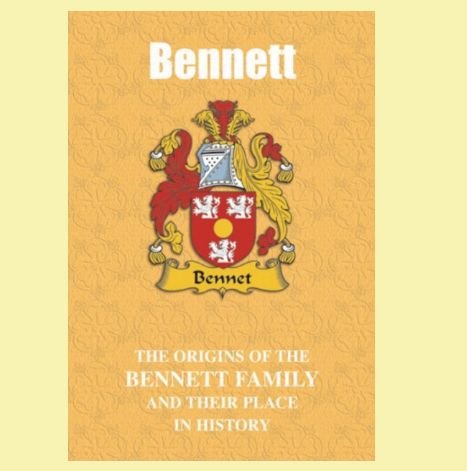 Image 0 of Bennett Coat Of Arms History English Family Name Origins Mini Book 