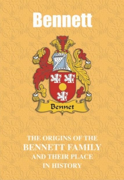 Image 2 of Bennett Coat Of Arms History English Family Name Origins Mini Book 