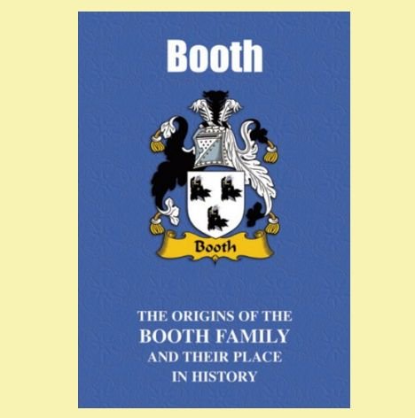 Image 0 of Booth Coat Of Arms History English Family Name Origins Mini Book 