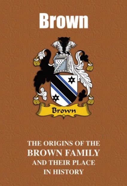 Image 2 of Brown Coat Of Arms History English Family Name Origins Mini Book 