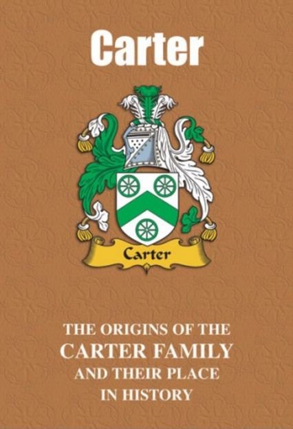 Image 2 of Carter Coat Of Arms History English Family Name Origins Mini Book 