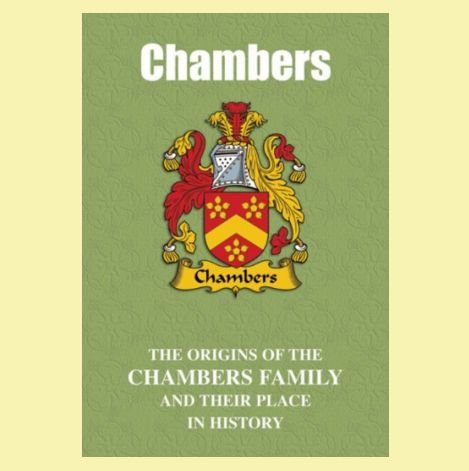 Image 0 of Chambers Coat Of Arms History English Family Name Origins Mini Book 