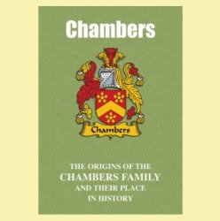 Chambers Coat Of Arms History English Family Name Origins Mini Book 