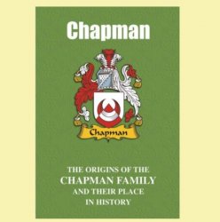 Chapman Coat Of Arms History English Family Name Origins Mini Book 