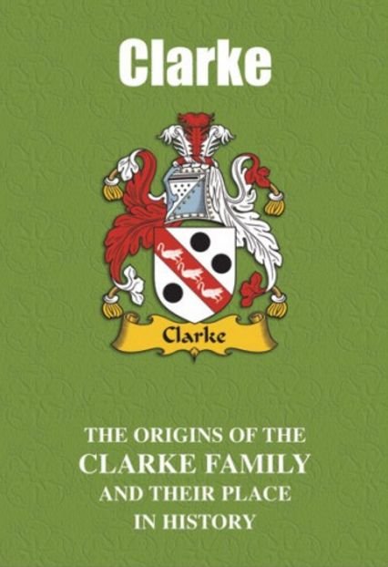 Image 2 of Clarke Coat Of Arms History English Family Name Origins Mini Book 
