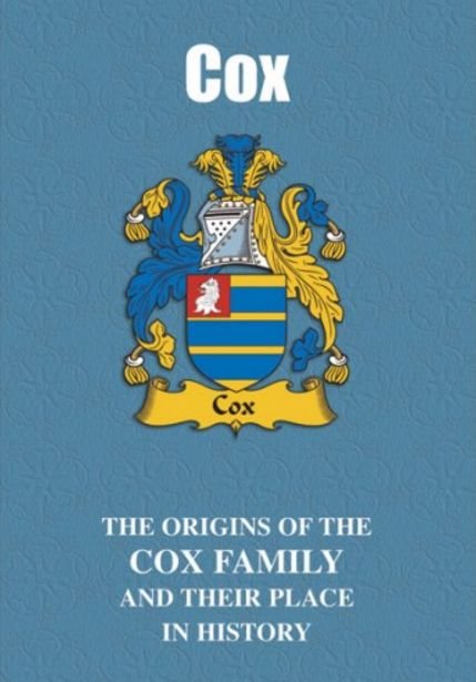 Image 2 of Cox Coat Of Arms History English Family Name Origins Mini Book 
