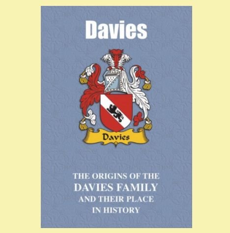 Image 0 of Davies Coat Of Arms History English Family Name Origins Mini Book 