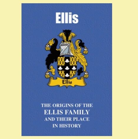 Image 0 of Ellis Coat Of Arms History English Family Name Origins Mini Book 