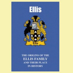 Ellis Coat Of Arms History English Family Name Origins Mini Book 