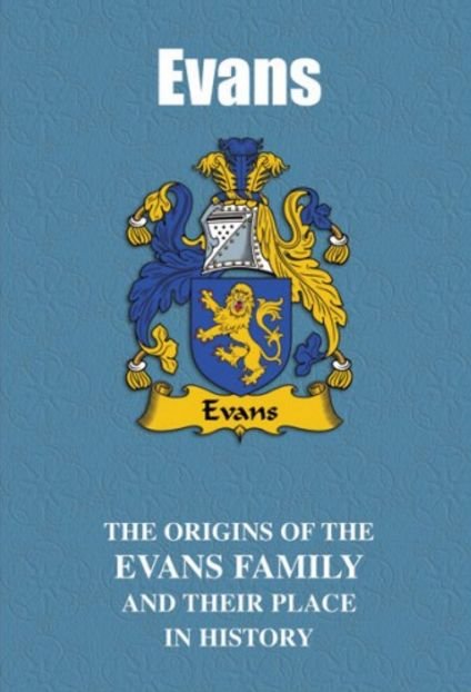 Image 2 of Evans Coat Of Arms History English Family Name Origins Mini Book 