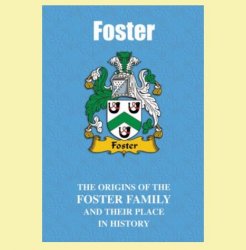 Foster Coat Of Arms History English Family Name Origins Mini Book 