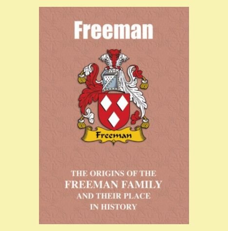 Image 0 of Freeman Coat Of Arms History English Family Name Origins Mini Book 