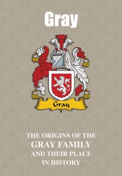 Image 2 of Gray Coat Of Arms History English Family Name Origins Mini Book 