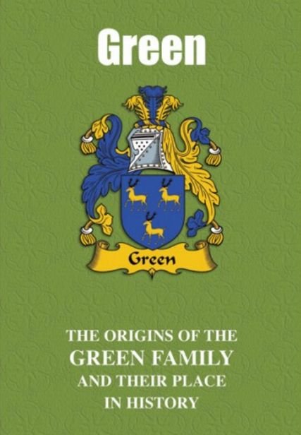 Image 2 of Green Coat Of Arms History English Family Name Origins Mini Book 