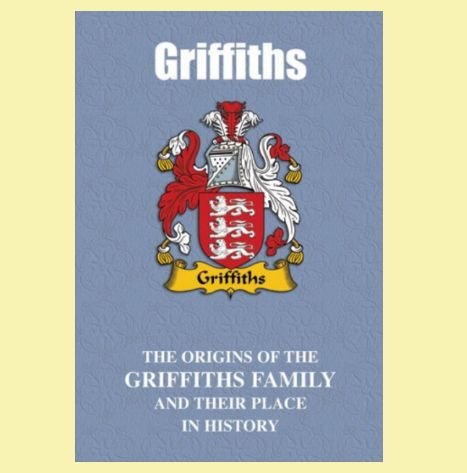 Image 0 of Griffiths Coat Of Arms History English Family Name Origins Mini Book 