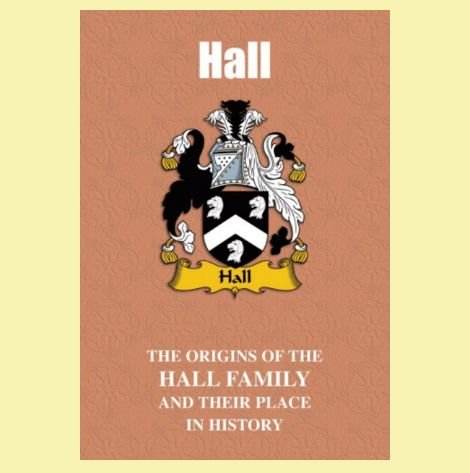 Image 0 of Hall Coat Of Arms History English Family Name Origins Mini Book 