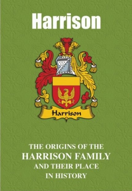 Image 2 of Harrison Coat Of Arms History English Family Name Origins Mini Book 