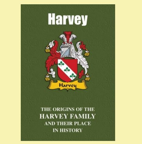 Image 0 of Harvey Coat Of Arms History English Family Name Origins Mini Book 