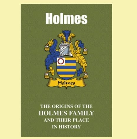 Image 0 of Holmes Coat Of Arms History English Family Name Origins Mini Book 
