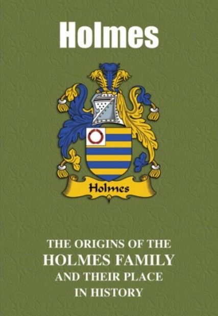 Image 2 of Holmes Coat Of Arms History English Family Name Origins Mini Book 