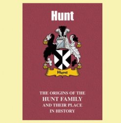 Hunt Coat Of Arms History English Family Name Origins Mini Book 