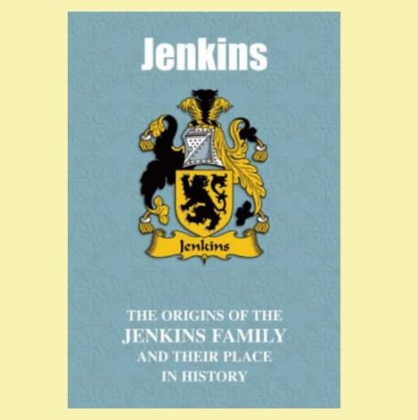 Image 0 of Jenkins Coat Of Arms History English Family Name Origins Mini Book 