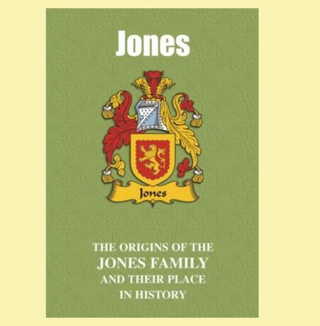 Image 0 of Jones Coat Of Arms History English Family Name Origins Mini Book 