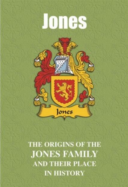 Image 2 of Jones Coat Of Arms History English Family Name Origins Mini Book 
