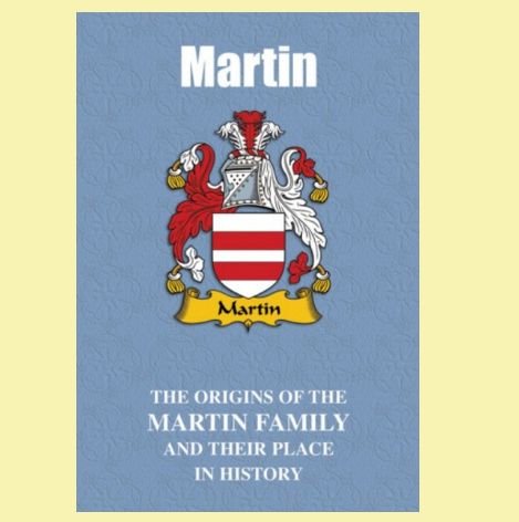 Image 0 of Martin Coat Of Arms History English Family Name Origins Mini Book 