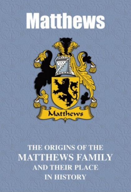 Image 2 of Matthews Coat Of Arms History English Family Name Origins Mini Book 