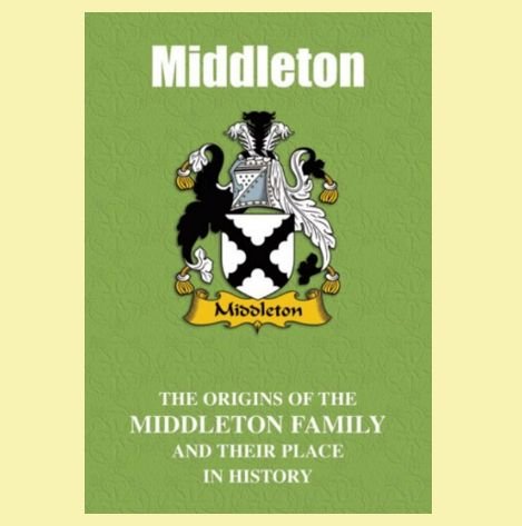 Image 0 of Middleton Coat Of Arms History English Family Name Origins Mini Book 
