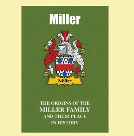 Image 0 of Miller Coat Of Arms History English Family Name Origins Mini Book 