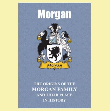 Image 0 of Morgan Coat Of Arms History English Family Name Origins Mini Book 