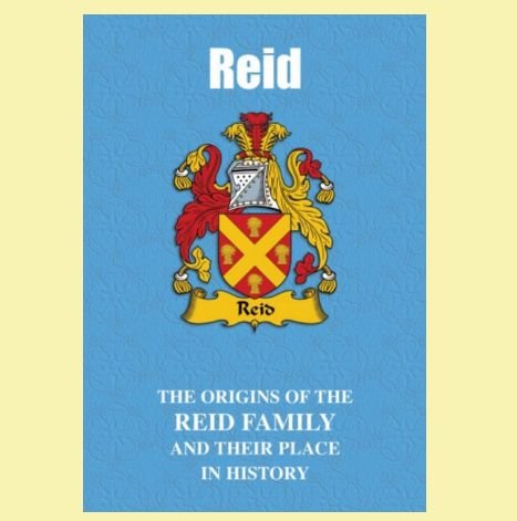 Image 0 of Reid Coat Of Arms History English Family Name Origins Mini Book 