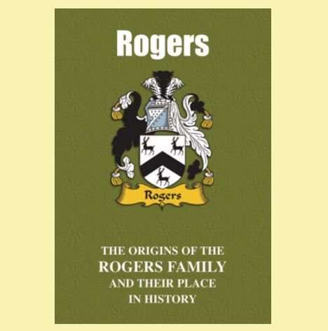 Image 0 of Rogers Coat Of Arms History English Family Name Origins Mini Book 