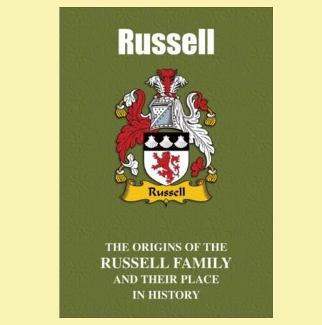 Image 0 of Russell Coat Of Arms History English Family Name Origins Mini Book 