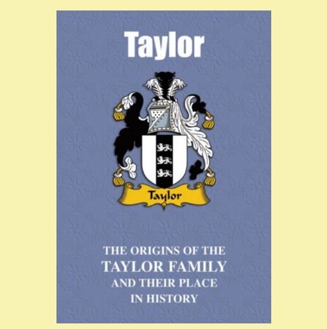 Image 0 of Taylor Coat Of Arms History English Family Name Origins Mini Book 