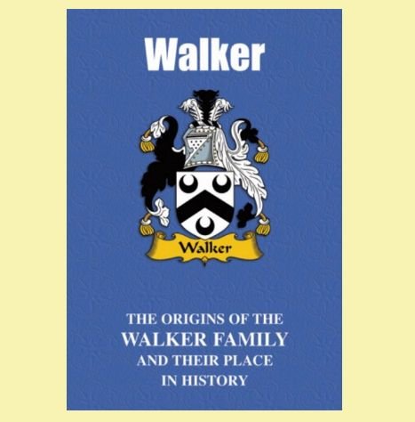 Image 0 of Walker Coat Of Arms History English Family Name Origins Mini Book 