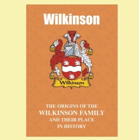 Image 0 of Wilkinson Coat Of Arms History English Family Name Origins Mini Book 