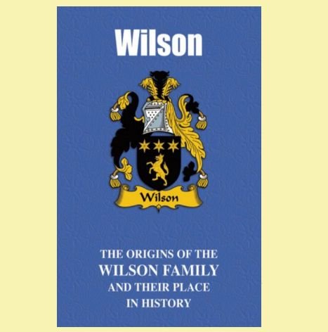 Image 0 of Wilson Coat Of Arms History English Family Name Origins Mini Book 