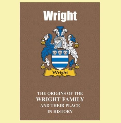 Image 0 of Wright Coat Of Arms History English Family Name Origins Mini Book 