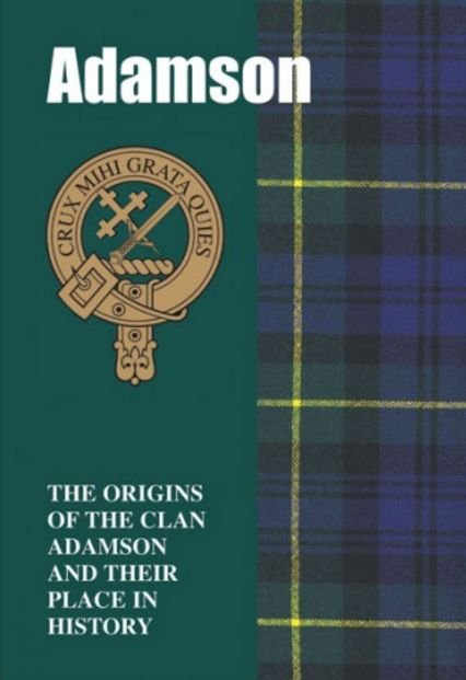 Image 2 of Adamson Clan Badge History Scottish Family Name Origins Mini Book 