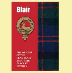 Blair Clan Badge History Scottish Family Name Origins Mini Book 