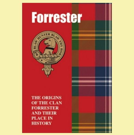 Image 0 of Forrester Clan Badge History Scottish Family Name Origins Mini Book  