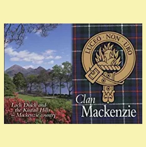 Image 0 of MacKenzie Clan Badge Scottish Family Name Fridge Magnets Set of 10
