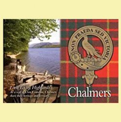 Chalmers Clan Badge Scottish Family Name Fridge Magnets Set of 10